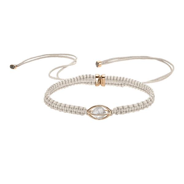 Leo Wittwer Rough Cut® Macramé Armband