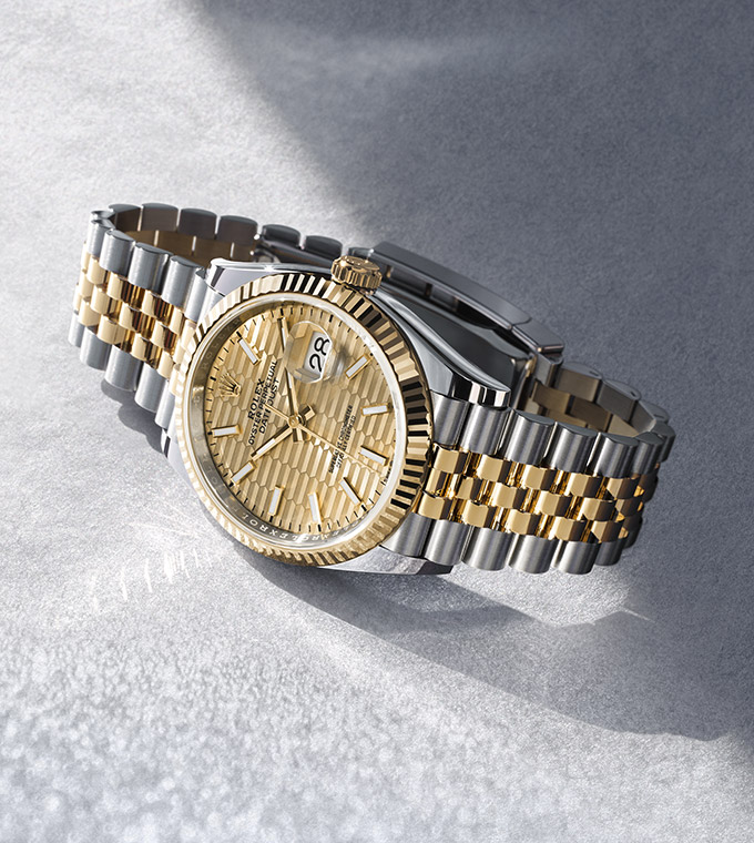   Datejust 36 Oyster, 36 mm, Oystersteel and yellow gold