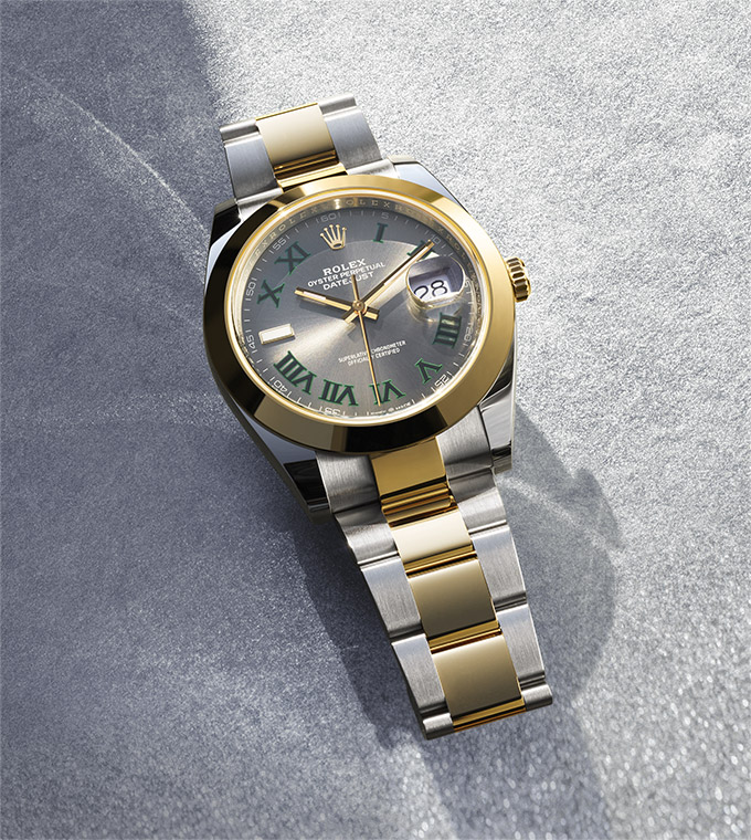   Datejust 41 Oyster, 41 mm, Oystersteel and yellow gold